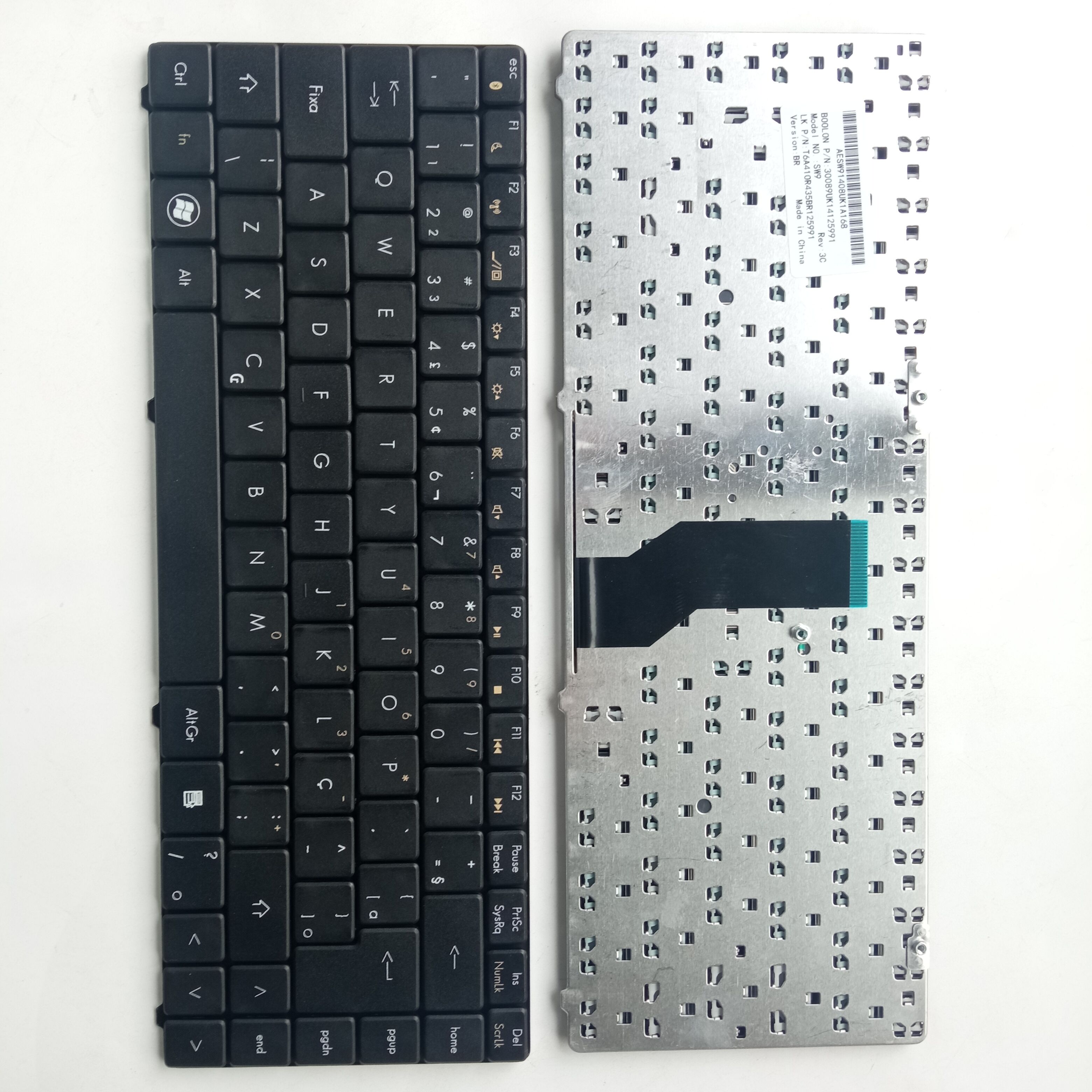Picture of New Replacement Laptop Keyboard For HASEE SW9 BLACK (OEM) BR Layout